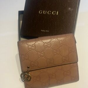 Pink Gucci wallet - used with box
